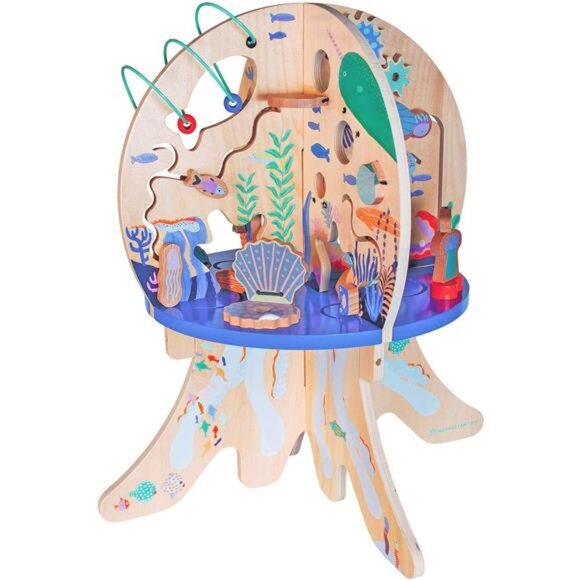 Manhattan Toy Deep Sea Adventure Wooden Toddler Activity Center - Picture 2 of 7